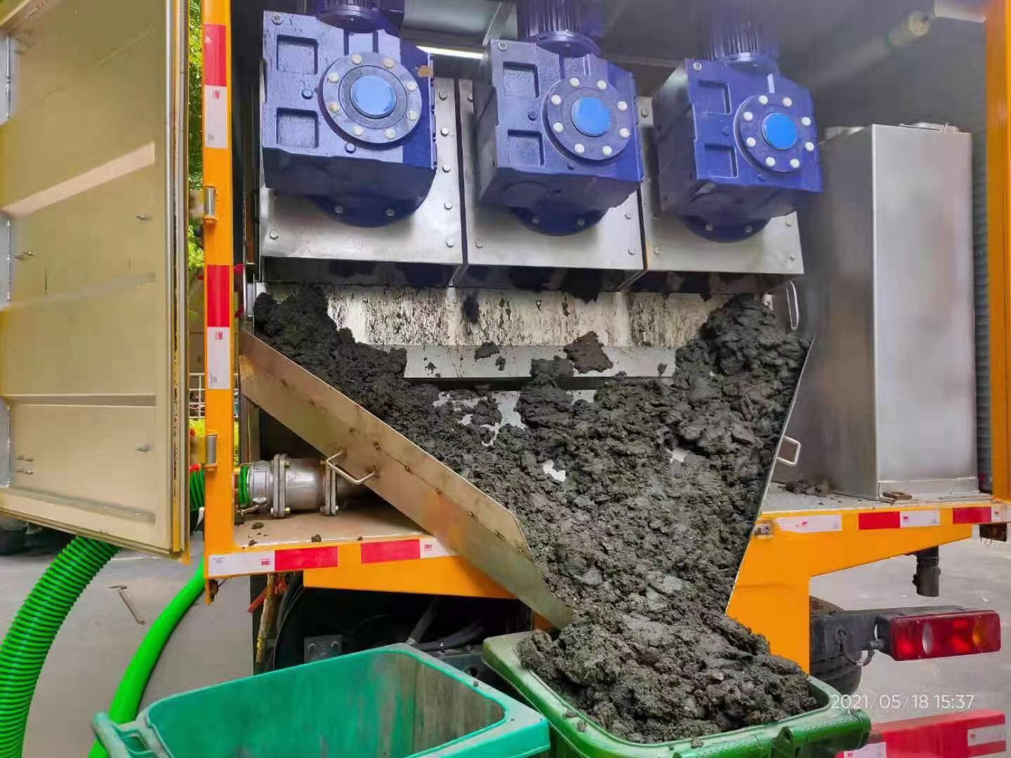 遂昌化粪池清掏城市维护站-泥浆净化干湿分离处理